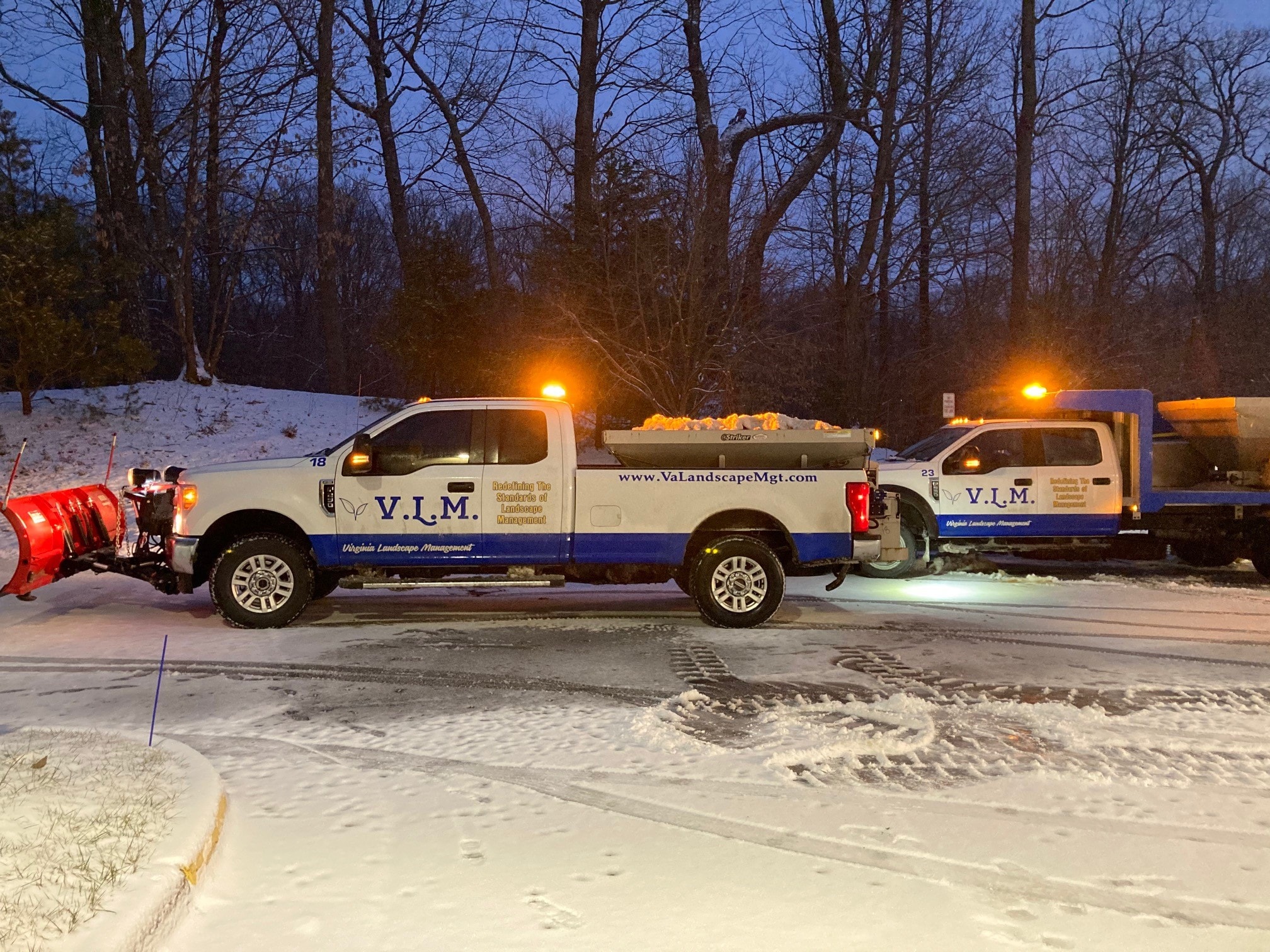 Operations yard — overnight mobilization